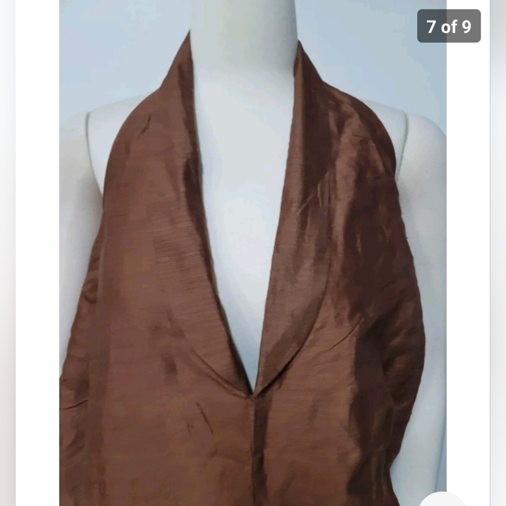 Anthropologie Flounced Maxi Dress Size 18 - Picture 6 of 8